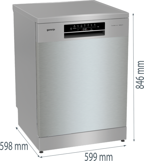 Gorenje Dishwasher 6 Programs Inox